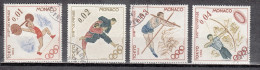 Monaco, 1964 - Olympic Games, Tokyo - Nr.592/595 Usati° - Gebruikt
