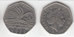 **** GRANDE-BRETAGNE - GREAT-BRITAIN - 50 PENCE 2000 PUBLIC LIBRARY *** EN ACHAT IMMEDIAT !!! - 50 Pence