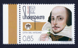 2014 VATICANO "SHAKESPEARE" SINGOLO MNH - Nuevos