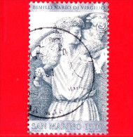 SAN MARINO - 1981 - Usato - Bimillenario Della Morte Di Virgilio - 1500 L. • Opera Di E.Greco - Gebruikt