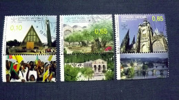 Vatikan 1683/5 Oo/used, Papstreisen 2009 - Used Stamps