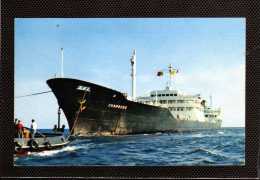 LE TANKER CHAMBORD DE LA STE DES PETROLES BP CARTE PHOTO COULEUR ANIMEE - Tankers