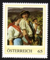 ÖSTERREICH 2011 ** Georg WALDMÜLLER, Painter / Heimkehr Von Der Arbeit - PM Personalized Stamp MNH - Personnalized Stamps