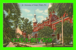TAMPA, FL - UNIVERSITY OF TAMPA - TRAVEL IN 1951 - HILLSBORO NEWS CO - - Tampa