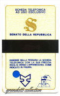 SENATO DELLA REPUBBLICA 1984 SCHEDA TELEFONICA SIDA - Sonderzwecke