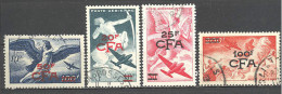 Réunion CFA: Yvert N° A 45/8°; La Serie Compléte; 4 Valeurs; Voir Scan - Used Stamps