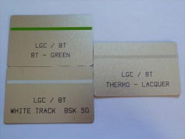 UK - Great Britain - Mint - L&G - Set Of 3 - Thermal Band Tests - LCG/BT - 801M - RRR - BT Emissions Internes