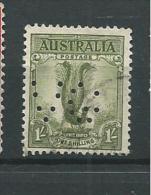 PER084 - AUSTRALIA - PERFIN N. 84 - 1 P.. SERIE CORRENTE - CATALOGO YVERT - Oblitérés