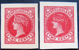 NEWFOUNDLAND 1899 2c Queen Victoria Mint 2 Pieces Of Stationery - Enteros Postales