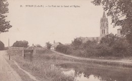 EVRAN 22 ( LE PONT SUR LE CANAL ET L' EGLISE  ) - Evran