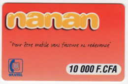 BURKINA FASO RECHARGE ONATEL NANAN - Burkina Faso