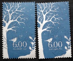 Denmark 2012  MiNr.1719A+C (O) Winter Stamp  (lot A 631 ) - Gebruikt
