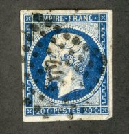 3241  France 1854  Mi.#13b  (o)  Scott #15a  Offers Welcome! - 1852 Louis-Napoleon