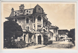 LA SARRAZ- AV DE LA GARE ET HOTEL DE LA GARE-TTB-N/C- - La Sarraz