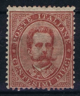 Italy Sa Nr 38 , Yv Nr 34  MH/*  Signed/ Signé/signiert/ Approvato BRUN Very Light Hinged - Ongebruikt