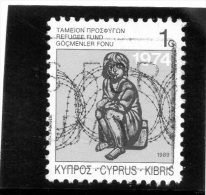 1989 Cipro - Rifugiati - Used Stamps