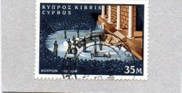 1964 Cipro - Teatro Curium - Used Stamps