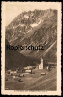 ALTE POSTKARTE MITTELBERG MIT WIDDERSTEIN 1929 Kleinwalsertal Vorarlberg Cpa Postcard Ansichtskarte AK - Kleinwalsertal