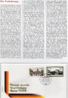 EXTRA Sonderblatt Einheit 1990 DDR 3145 Berlin 773 Brf. O 6€ Mischfrankatur DDR-Mark/DM Philatelic Documentation Germany - Sonstige & Ohne Zuordnung