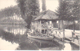 1918   Rhode Saint Genèse   "  Cygnes  Sur Les étangs Des 7 Fontaines  "  Hôtel Café Restaurant Du Moulin - Vilvoorde