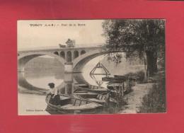 * CPA..dépt 77.. TORCY..Pont Sur La Marne  : Voir Les 2  Scans - Torcy