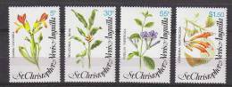 P4017 - ST CHRISTOPHER Yv N°404/07 ** Fleurs - San Cristóbal Y Nieves - Anguilla (...-1980)
