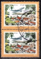 MACAU - 1960,  CORREIO AÉREO - Vistas De Macau,  50 A.  (PAR)  D.14 1/2  (o)  MUNDIFIL Nº 16 - Airmail