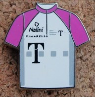 MAILLOT T MOBILE NALINI  BLANC ET ROSE  - CLUB - VELO - CYCLISTE - CYCLISME -   (12) - Radsport