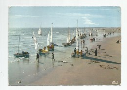 Cp ,  Sport , VOILE , Arrivée Des Régates , école De Voile , Saint Jean De Monts , Vendée , Voyagée , Ed : Théojac - Sailing