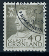 1963 - GROENLANDIA - GREENLAND - GRONLAND - Catg Mi. 55 - Used - (T/AE22022015....) - Usati