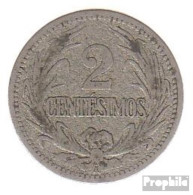 Uruguay KM-Nr. : 20 1909 Sehr Schön Kupfer-Nickel Sehr Schön 1909 2 Centesimos Sonne - Uruguay