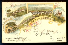 Gruss Aus St. Stefan A/G / Litho. / Year 1898 / Old Postcard Circulated - Gratkorn