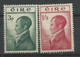 Irlande 1953 N°120/121 Neufs* MLH Robert Emmel - Ungebraucht