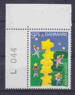 Europa Cept  2000 Denmark 1v  (corner + Number)  ** Mnh (19648) - 2000