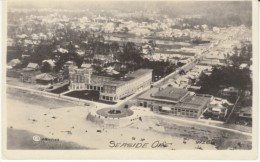 Seaside Oregon, Aerial View Of Town, C1920s/30s Vintage Real Photo Postcard - Otros & Sin Clasificación