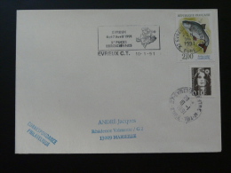 27 Eure Evreux Poupée Doll 1991 - Flamme Sur Lettre Postmark On Cover - Bambole