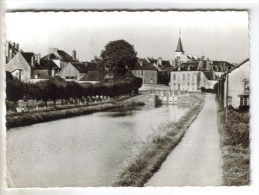 CPSM CHATILLON EN BAZOIS (Nièvre) - Le Canal Du Nivernais - Chatillon En Bazois