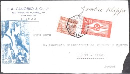 PORTUGAL - 1935 -1941, Tudo Pela Nação, $40/Correio Aéreo-1936-1941,1$75,  (CARTA DE 1939)   (o)  MUNDIFIL  Nº 571/2 - Covers & Documents