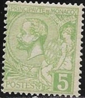 MONACO  -  TIMBRE  N° 22 - PRINCE ALBERT 1ER  -  1901   -  NEUF - Nuevos
