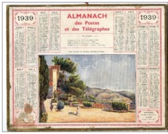 Almanach Des Postes Et Télégraphes - 1939 Département Aude - Groot Formaat: 1921-40