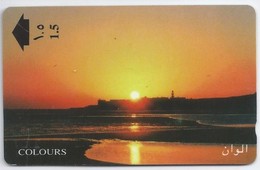 Telefoonkaart.- Oman. Colours - 310NMN086484. Phonecard - Telecard - Used Card - Zon. - Oman