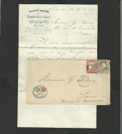 Lettre 1873 AACHEN Aix-La-Chapelle Manufacture De Glaces - Prusse Rhénane - Briefe U. Dokumente