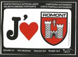 ROMONT FR Glane Autocollante Selbstklebend Kleber Sticker Autoadesiv - Romont