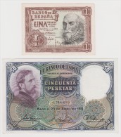 ESPAGNE  2     BANKNOTES   F & VF   Ref  655 - Sonstige & Ohne Zuordnung