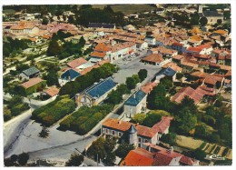 Cpsm: 79 CHEF BOUTONNE (ar. Niort) Vue Aérienne - Le Centre Ville  CIM  1982 - Chef Boutonne