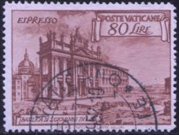 VATICAN 1949 Basilicas Special Delivery L.80 Used VF - Gebraucht