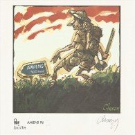 CHAUZY  -  Ex-libris Pour Le Festival BD D'Amiens 1996 - Illustrateurs A - C