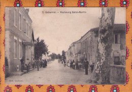 1 Cpa Gabarret Faubourg Saint Martin - Gabarret