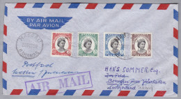 BAHAMAS 1959-10-20 Nassau Flugpost Brief Nach Boningen CH - 1859-1963 Crown Colony