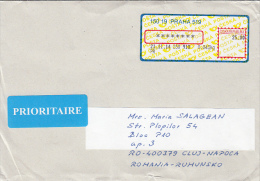 13646- AMOUNT 25, PRAGUE, MACHINE STAMPS ON COVER, 2014, CZECH REPUBLIC - Lettres & Documents